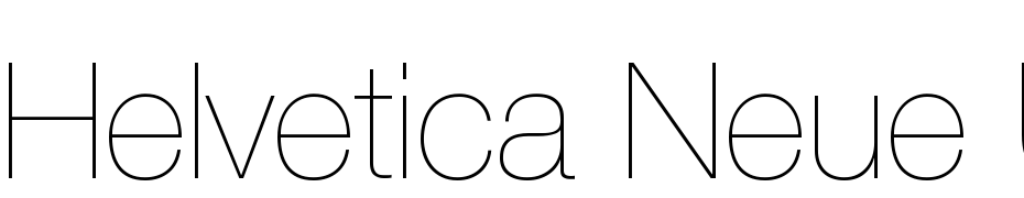 Helvetica Neue Ultra Light Yazı tipi ücretsiz indir